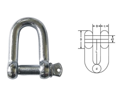 Shackle-JIS SHACKLE KOMERČNÝ TYP