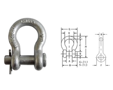 Shackle-G213 US OKRUHOVÝ ČEP KOTVOVÝ SHACKLE