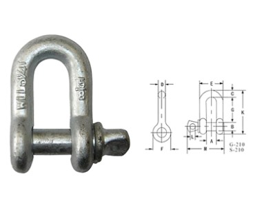 Shackle-G210 US SCREW PIN CHAIN ​​SACKLE