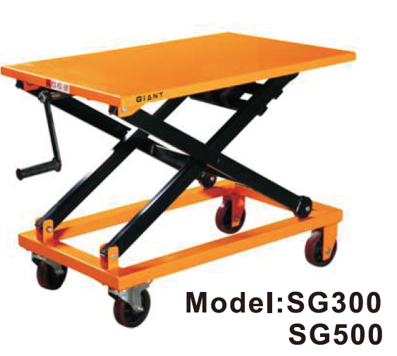 Skrutkový zdvíhací stôl-SG300/SG500